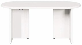 vidaXL Τραπεζάκι σαλονιού Λευκό 80 x 39.5 x 35 εκ. Μασίφ ξύλο πεύκου