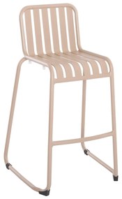 Σκαμπό Μπαρ RACHEL C6341.04 Σαμπανί Αλουμινίου 59,5x55x101Υεκ. 59.5x55x101 εκ.