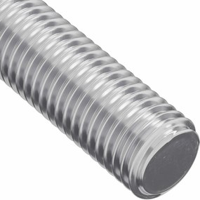 vidaXL Ράβδοι Με Σπείρωμα 2 pcs Ασημί M6 x 120 χλμ Μέταλλο