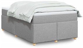 ΚΡΕΒΑΤΙ BOXSPRING ΜΕ ΣΤΡΩΜΑ ΑΝΟΙΧΤΟ ΓΚΡΙ 120X200 ΕΚ. ΥΦΑΣΜΑΤΙΝΟ 3285366