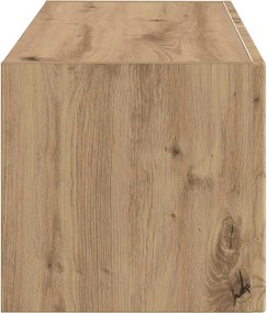 vidaXL Ντουλάπι Τηλεόρασης Τοίχου 78,5 x 30 x 29,5 cm Artisian Δρυς