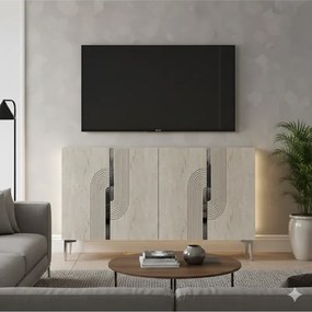 Stewehome κονσόλα τηλεόρασης πολύχρηστο ντουλάπι και γωνιά καφέ 120x32x15 cm