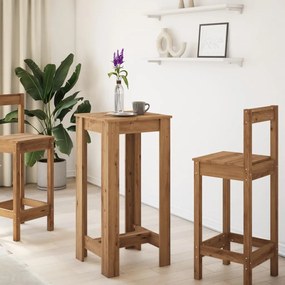 vidaXL Τραπέζι Μπαρ Αρτισιανή Δρυς 51x50x103,5 εκ. Επεξ. Ξύλο