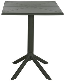 ΤΡΑΠΕΖΙ ΠΟΛΥΠΡΟΠΥΛΕΝΙΟΥ ΤΕΤΡΑΓΩΝΟ TERRIN  DARK OLIVE 60,5x60,5x76,5Υεκ.