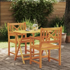 vidaXL Καρέκλες Κήπου 2 τεμ 56x56x90 εκ Μασίφ Ξύλο Ακακίας