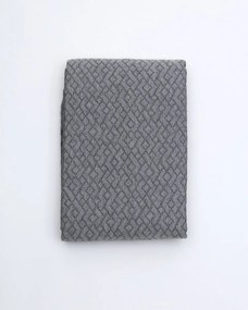 Ζακάρ Κουβερλί Κουβέρτα Γεωμετρικό Pattern Augerinos Υπέρδιπλη (230x260cm) Ανθρακί