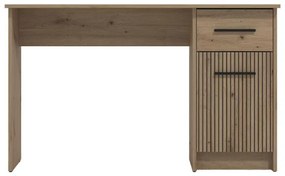 Γραφείο Teo Artisan Oak - Artisan με Γκρί Γραμμές 122x51x75 εκ.