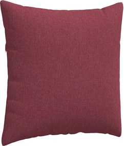 vidaXL Μαξιλάρι Καναπέ 2 pcs Κόκκινο 80 x 80 cm ύφασμα