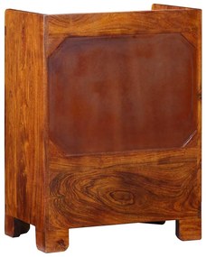 vidaXL Ντουλάπα Παπουτσιών Καφέ 55 x 35 x 75 εκ Μασίφ ξύλο ακακίας