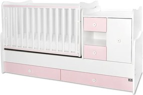 BED MINI MAX NEW 190/72 COLOUR WHITE/ORCHID PINK