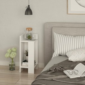 Κομοδίνο Λευκό MELIRO 25x27x60