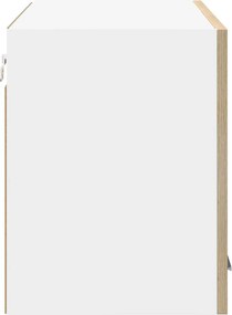 vidaXL Κρεμαστό ντουλάπι Sonoma Δρυς και Λευκό 80 x 31 x 40 cm