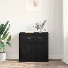 vidaXL Highboard Μαύρη Οξυά 70 x 35,5 x 67,5 εκ. Επεξεργασμένο Ξύλο