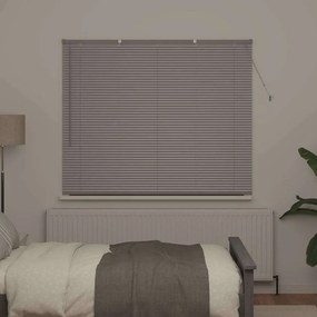 vidaXL Βενετσιάνικες Ρόδες Ασημί 130 x 155 εκ Αλουμίνιο