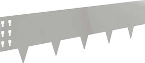 vidaXL Περίγραμμα γκαζόν 10 τμχ. 100 x 25 cm Γαλβανισμένος Χάλυβας