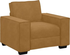vidaXL Πολυθρόνα Καφέ Βελούδινη 100 x 78 x 84 εκ.