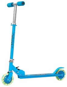 VEVOR Kick Scooter for Kids Ages 3+, 2-Wheel Toddler Scooter with Light-Up Wheels, Adjustable Height Handlebar, Wide Anti-Slip Deck, Foldable Lightweight Frame for Boys and Girls up to 49.9 kg, Blue