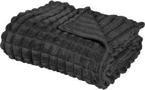 Κουβέρτα Καναπέ Fleece (130x170) Das Home 1390 Dark Grey