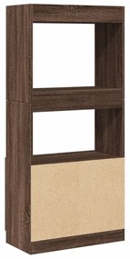 vidaXL Ντουλάπι Καφέ Δρυς 63x33x140 εκ. από Επεξεργασμένο Ξύλο