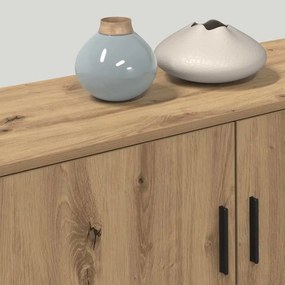 vidaXL Σετ Βαθμιδωτών Ντουλαπιών Τηλεόρασης 3 pcs Artisan Oak