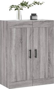 vidaXL Ντουλάπι Επιτοίχιο Γκρι Sonoma 69,5 x 34 x 90 εκ. Επεξεργ. Ξύλο