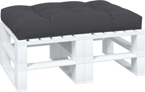 vidaXL Μαξιλάρι Παλέτας Ανθρακί 120 x 80 x 12 εκ. Υφασμάτινο