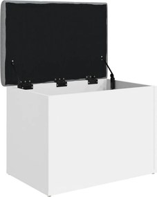 vidaXL Πάγκος Αποθήκευσης Λευκός 62x42x45 εκ. από Τεχνητό Ξύλο
