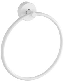Κρεμάστρα Πετσέτας Κρίκος Moderno 222066 White Mat Karag Stainless Steel