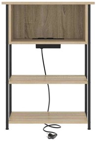 vidaXL Κομοδίνο Sonoma Δρυς 55 x 31 x 76 εκ Επεξεργασμένο ξύλο