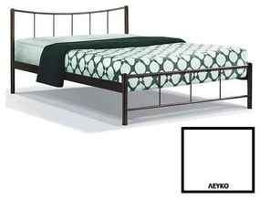 Κρεβάτι 8214 για στρώμα 140χ200 διπλό Λευκό