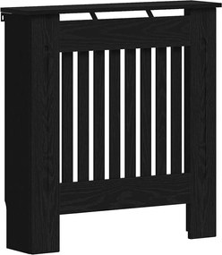 vidaXL Καπάκι Καλοριφέρ Μαύρη Δρυς 78 x 19 x 81,5 cm