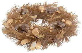 Χριστουγεννιάτικο Στεφάνι - Κηροπήγιο (Φ33x7) A-S 208435