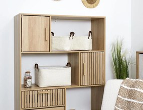 ΨΆΘΙΝΑ &amp; ΥΦΑΣΜΆΤΙΝΑ ΚΑΛΆΘΙΑ WHITE STORAGE BASKET X3 H20CM RG0031