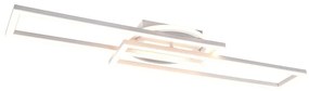 Φωτιστικό Οροφής - Πλαφονιέρα Twister R67183131 90x24x8cm Dim Led 4500Lm 30W White RL Lighting
