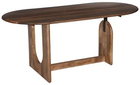 Τραπέζι Jenkou  mango ξύλο σε φυσική απόχρωση 180x90x76εκ