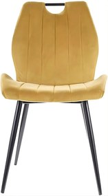 Καρέκλα Arco Velvet-Kitrino (4) τεμάχια