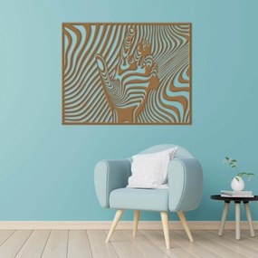 Διακοσμητικό τοίχου Λαμαρίνα kp52 Art - 0,95mx1,20m, Χρυσό