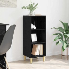 vidaXL Πλαϊνό γραφείο Μαύρη δρυς 32.5 x 34.5 x 90 εκ