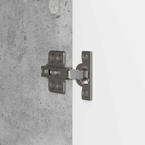 vidaXL Πλαϊνό γραφείο Γκρι Σκυροδέματος 66 x 34,5 x 90 εκ