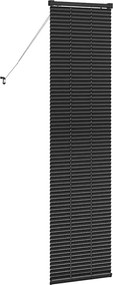 vidaXL Βενετσιάνικες Ρόδες Μαύρο 175 x 45 εκ Αλουμίνιο