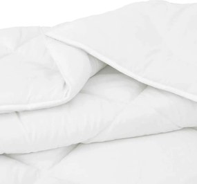 vidaXL Χειμερινό Παπλωματοθήκη με μαξιλάρι 3 pcs Λευκό Μικροΐνες