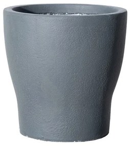 Supergreens Γλάστρα Πήλινη "Industrial" Γκρι S 27x27x27 εκ.
