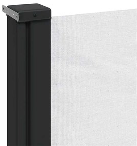 vidaXL Σκίαστρο Πλαϊνό Συρόμενο Λευκό 140 x 500 εκ.