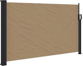 vidaXL Σκίαστρο Πλαϊνό Συρόμενο Taupe 120 x 500 εκ.