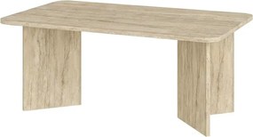Τραπεζάκι σαλονιού Sam Megapap χρώμα travertine 100x60x41,8εκ.