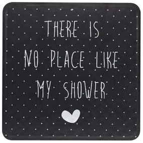 Αντιολισθητικό Ταπέτο Ντουζιέρας Rubber 53x53cm Sealskin Lyrics Black 315232619