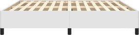 vidaXL Πλαίσιο Κρεβατιού Λευκό 180x200 εκ. από Συνθετικό Δέρμα