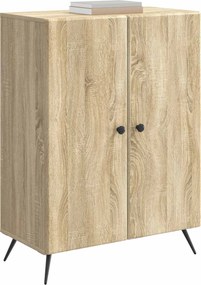 vidaXL Πλαϊνό γραφείο Sonoma Δρυς 66 x 34,5 x 90 εκ Επεξεργασμένο Ξύλο