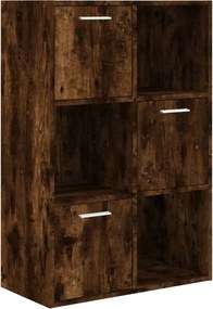 vidaXL Ντουλάπι Αποθήκευσης Καπνιστή Δρυς 60 x 29,5 x 90 εκ.