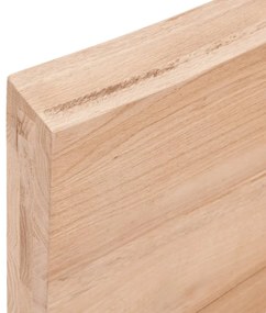 vidaXL Επιφ Τραπεζιού Αν Καφέ 100x60x(2-6)εκ. Επεξ. Μασίφ Ξύλο Δρυός